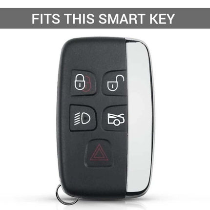 Remote Key Cover Fob Case with Rope Keyring Gift, Compatible with Range Rover Land Rover Sport Evoque Jaguar XF XJ X Series