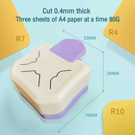 3 in 1 Corner Rounder Punch Paper Round Corner Trimmer Cutter For Card Photo