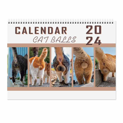 2024 Cats Butts For Cats Lovers - Funny Cats Calendar, Cute Kitten Butt Calendar