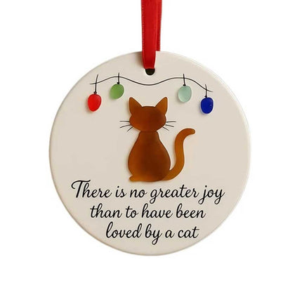 2pcs Sea Glass Pet Ornament - Hanging Ocean Glass Decor for Christmas Tree