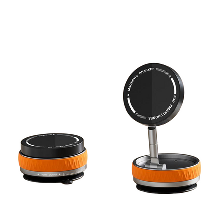 Electric Vacuum Magnetic Suction Cup 360° Rotation Car Phone Holder Stand Mount