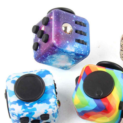 Fidget Cube Spinner Toy, Hand Finger Magic Fidget Toy for Adults Kids, Anxiety ADHD Stress Relief Sensory Toy