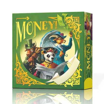 Money Card Game, Family Strategy Board Game, Fun Party Card Game for Adults & Kids
