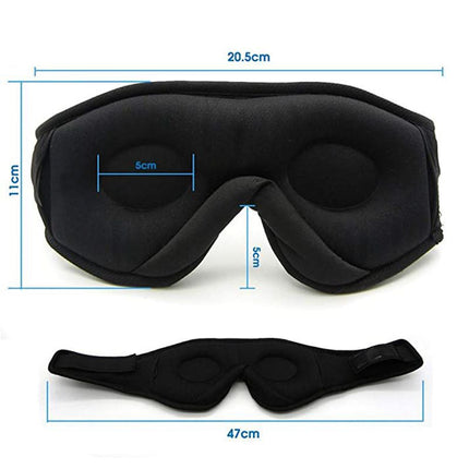 Wireless Bluetooth 5.0 Stereo Eye Mask Headphones Earphone Sleep Music Eye Mask