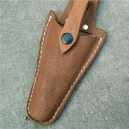 2PCS Sheath Brown PU Leather Pouch for Garden Tool Scissors