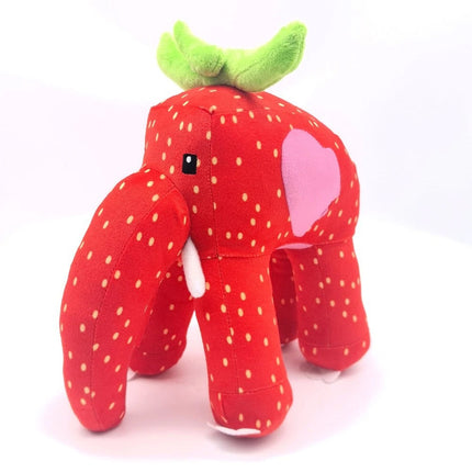 Strawberry Elephant Cute Plush Toy – Ultra-Soft Stuffed Doll, Sweet Gift for Daily Companion