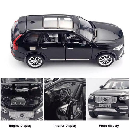 1:32 For Volvo XC90 Alloy Diecast Car Model Toy Vehicle Pull Back Sound Light Toys