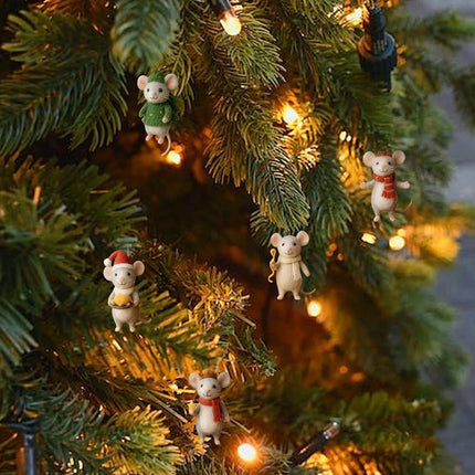 2025 Christmas Mouse Advent Calendar - 2D Acrylic Winter Holiday Decoration