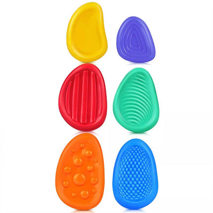 6PCS Soft Worry Stone Fidget Toy Autism Kid Calming Sensory Stone Stress Relief