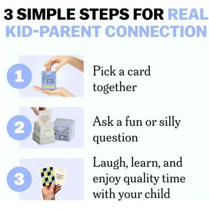 Family Chat Topic Cards 150 Pieces Interactive Party Game