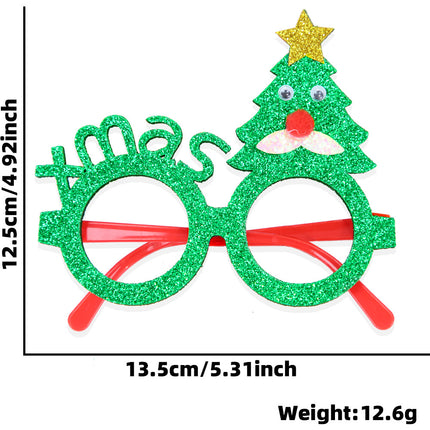 Christmas Party Novelty Glasses, Snowman & Reindeer Antler Party Decoration Eyewear