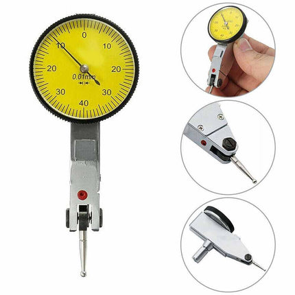 0.01mm Dial Test Indicator DTI Gauge Magnetic Metric Precision Gauge No stand