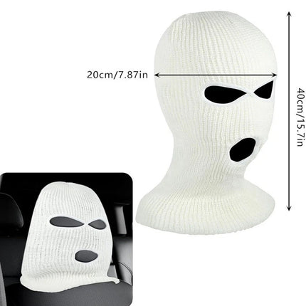 1/2pcs Car Front Seat Head Rest Covers - Funny Style Protective Auto Headrest Covers