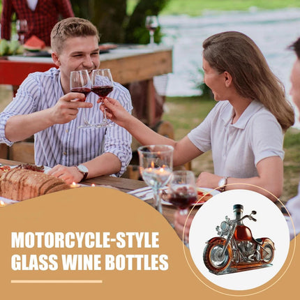 Vintage Motorcycle-Shaped Wine & Whisky Decanter Stylish Liquor Bottle Server