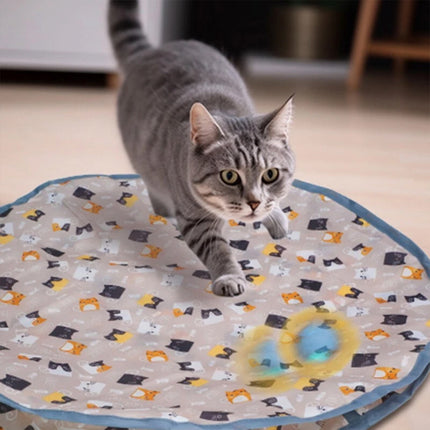 Smart Cat Toys Interactive Chirping Hide and Seek Cat Catching Game Ball