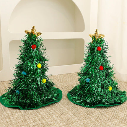 Christmas Tree Hat Festive Xmas Headwear for Party Costumes & New Year Decor