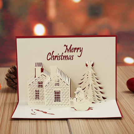 Heartwarming 3D Pop-Up Christmas Card