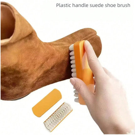 1/2Pack SUEDE CLEANER BRUSH SHOE CARE CLEANER RESTORER SMART BOOTS SHOES JUMP