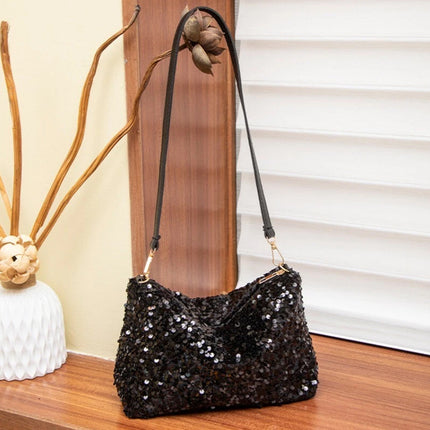 Ladies' banquet, wedding, party dual-use crossbody bag, shining multi-purpose hand-held crossbody bag