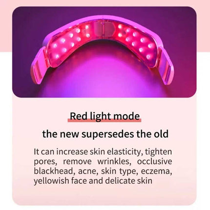 V-Face Shape Massager Skin Neck Lift Slim Double-Chin Removal LED Photon Therapy