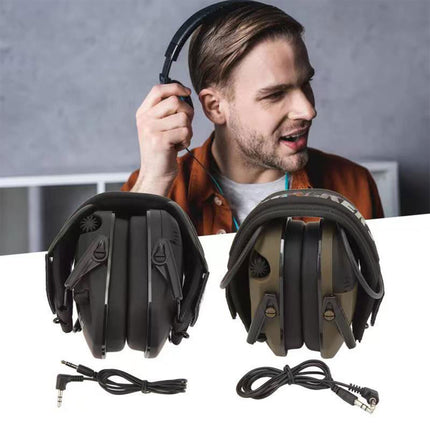 Electronic Noise Reduction Tactical Earmuffs Outdoor Hunting & Shooting Hearing Protection
