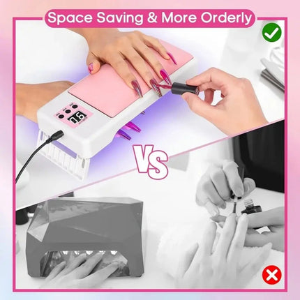 Professional Foldable LED UV Nail Lamp for Nail Dryer and Gel Nail Polish Curing