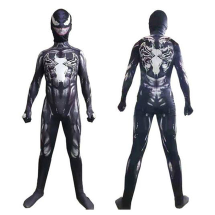 Kids Venom Costume Jumpsuit Boy Spiderman Superhero Cosplay Party Birthday Gift