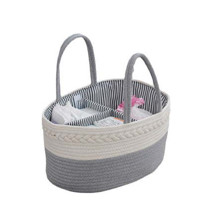 Nappy Caddy,Baby Diaper Caddy Organiser, Portable Nursery Storage Basket