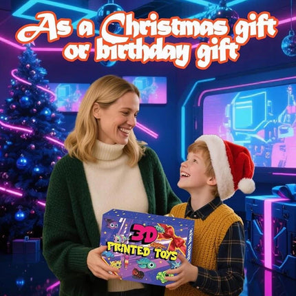 Printed Animals Christmas Advent Calendar 2025 – 24 Days of Joyful Christmas Countdown, Charming Holiday Calendar to Welcome Christmas