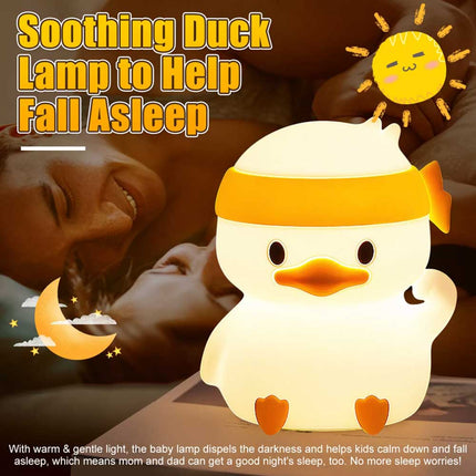 USB Rechargeable Color Changing Duck LED Night Light