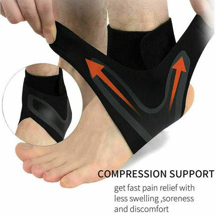 1 pairPlantar Fasciitis Therapy Wrap Heel Foot Pain Arch Support Ankle Brace OneSize