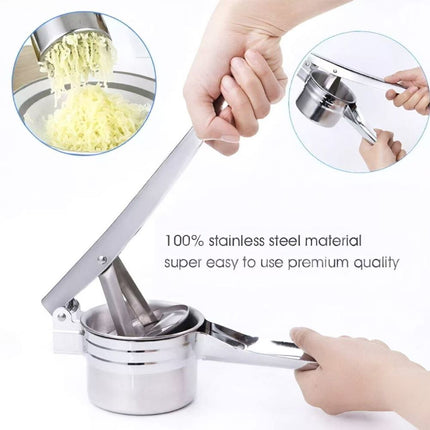 Manual Stainless Steel Juicer Vegetable Press for Potato, Lemon, Garlic Color Box Packaging