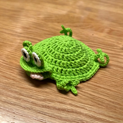 Handmade Crochet 3D Animal Coaster Cute Knitted Round Mug Rug, Heat Resistant Drink Cup Mat for Home Table Decor