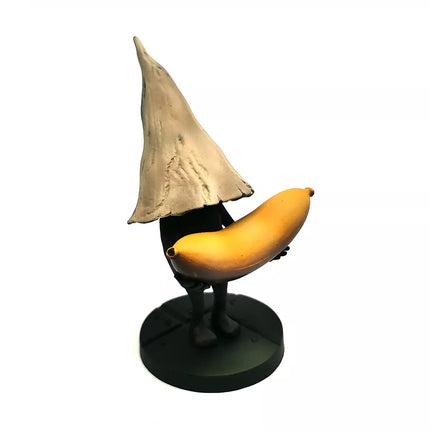 Little Nightmares Game Figure Six Nomes Yellow Raincoat Stand Model Statue Toys