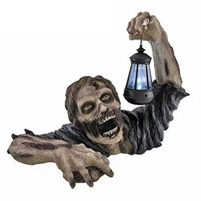 Ground Breaking Zombie Skeleton Prop Lantern Garden Decor CG Book week Party