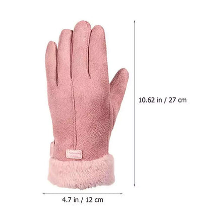 USB Plug-in Heated Gloves Hand Warmer Women Hands Ladies Winter Gloves