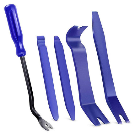 5Pack Car Trim Removal Tool Auto Hand Tools Pry Bar Dash Panel Door Interior Kit