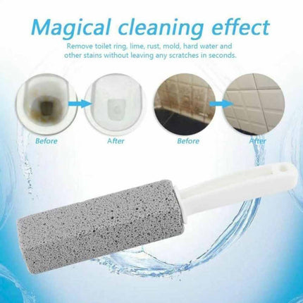 2X Pumice Stone Wand Tile Cleaning Stains Brush Cleaner Tool Toilet Bowl Bathtub