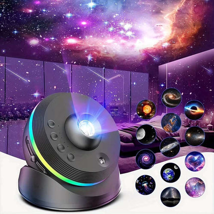 13-in-1 Planetarium Galaxy Projector, LED Space Mood Lamp for Kids, Adults & Baby Bedroom Decor