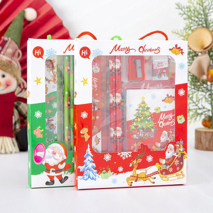 Christmas Stationery Gift Kit Pencil Set For Primary School Children Drawing Xmas Gift