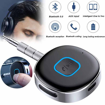 Bluetooth Receiver Call Music Receiver AUX Adapter for Car Headphone iPod