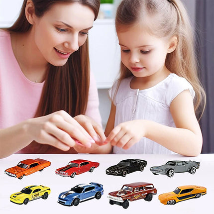 24-Day Advent Calendar 2025, Hot Wheels 2D Muscle Toy Cars