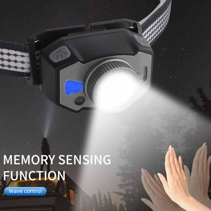 90000LM Sensor LED Headlamp Head Torch Rechargeable Zoom Headlight Light Lamp