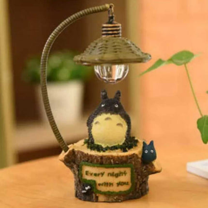 JP Anime Totoro Cute Cartoon Desk Lamp Night Light Lantern Gift Toy Figure