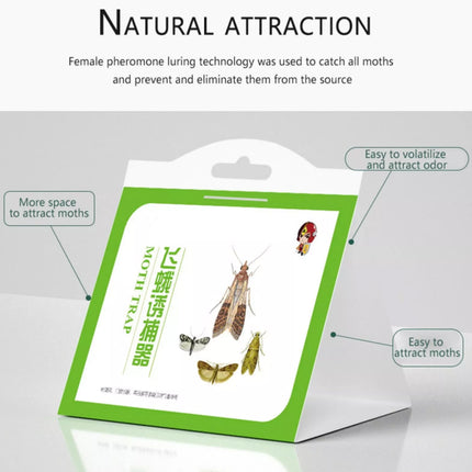 5pcs Attractant Moth Trap Pantry Kitchen Anti Moth Insect Killer Moth Trap