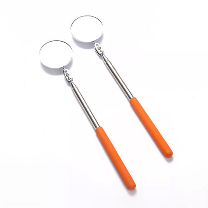 Extending 44CM Inspection 5CM Mirror Telescopic Swivel Car Mechanic Folding Tool 360 DIY