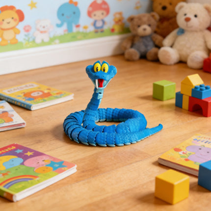 45CM 3D Printed Snake Sipper Action Figure, Collectible Character Toy, Kids Gift, Functional Sipper Figurine