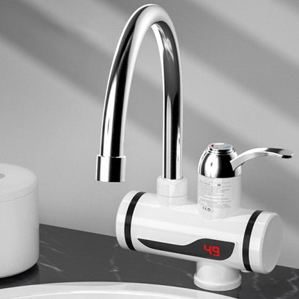 360° Rotating Electric Instant Hot Water Faucet Tap, LED Display Kitchen Water Heater