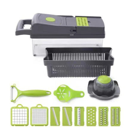 14in1 Food Vegetable Slicer Salad Fruit Peeler Cutter Dicer Chopper Kitchen