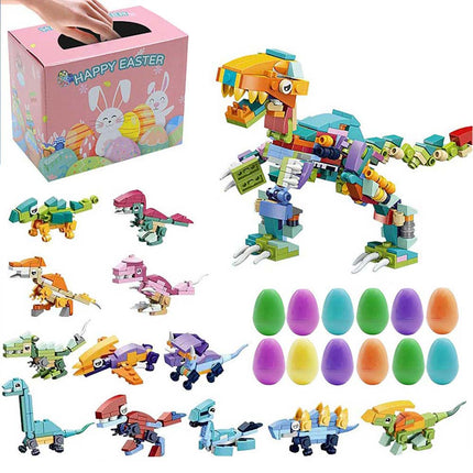Dinosaur Easter Egg Toy   Mini Lego 12 IN 1 Building Blocks Educational Assembly